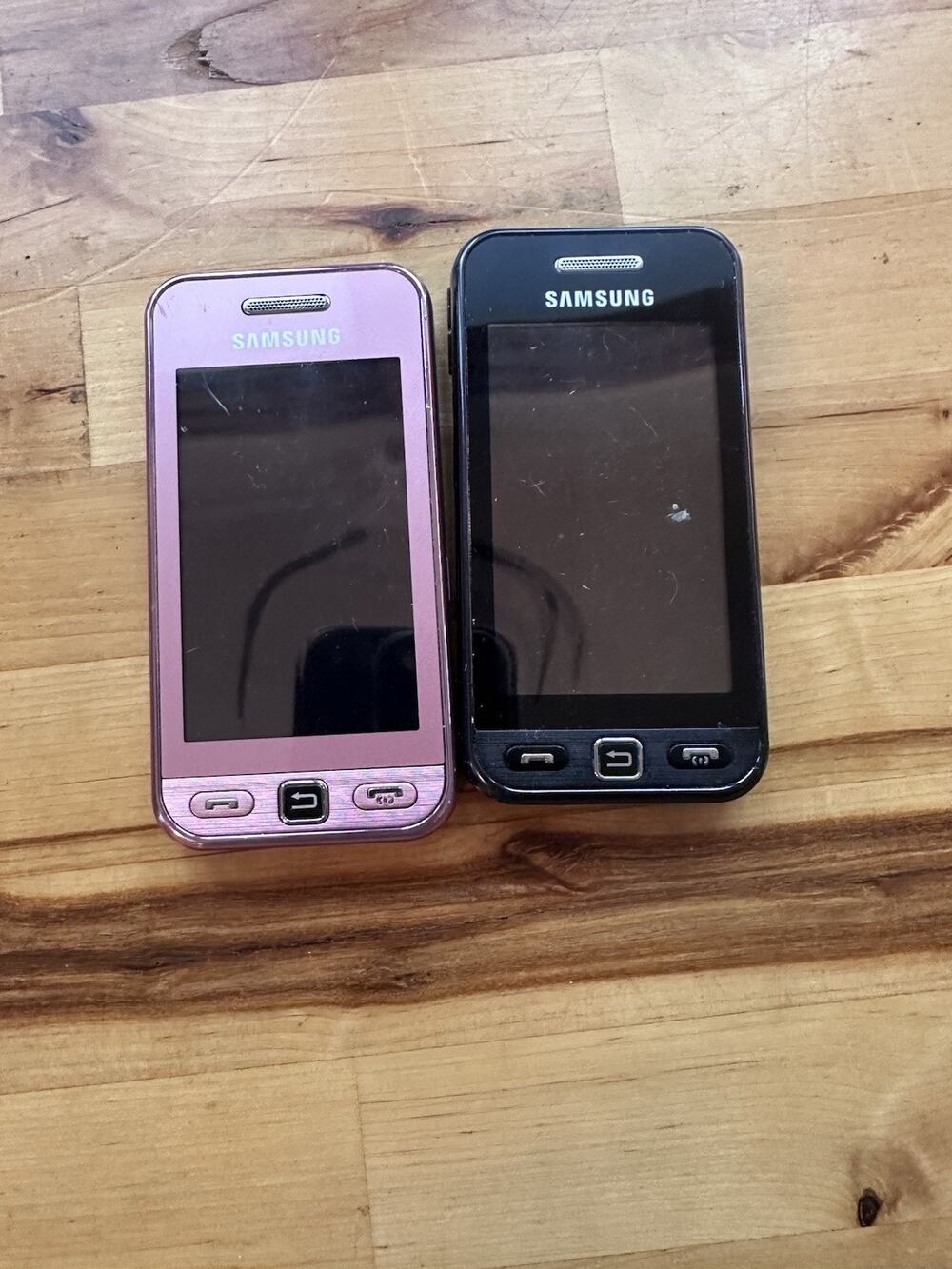 Vintage Samsung GT-S5230 Star Tocco Lite Phone Lot - Pink & Black (As-Is)